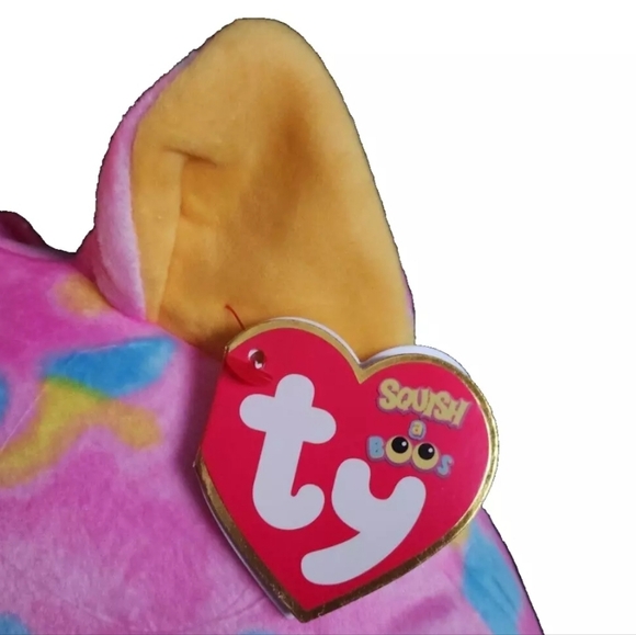 NWT - Ty Squish-a-Boos FANTASIA Pink Unicorn 14" Plush - Picture 4 of 4